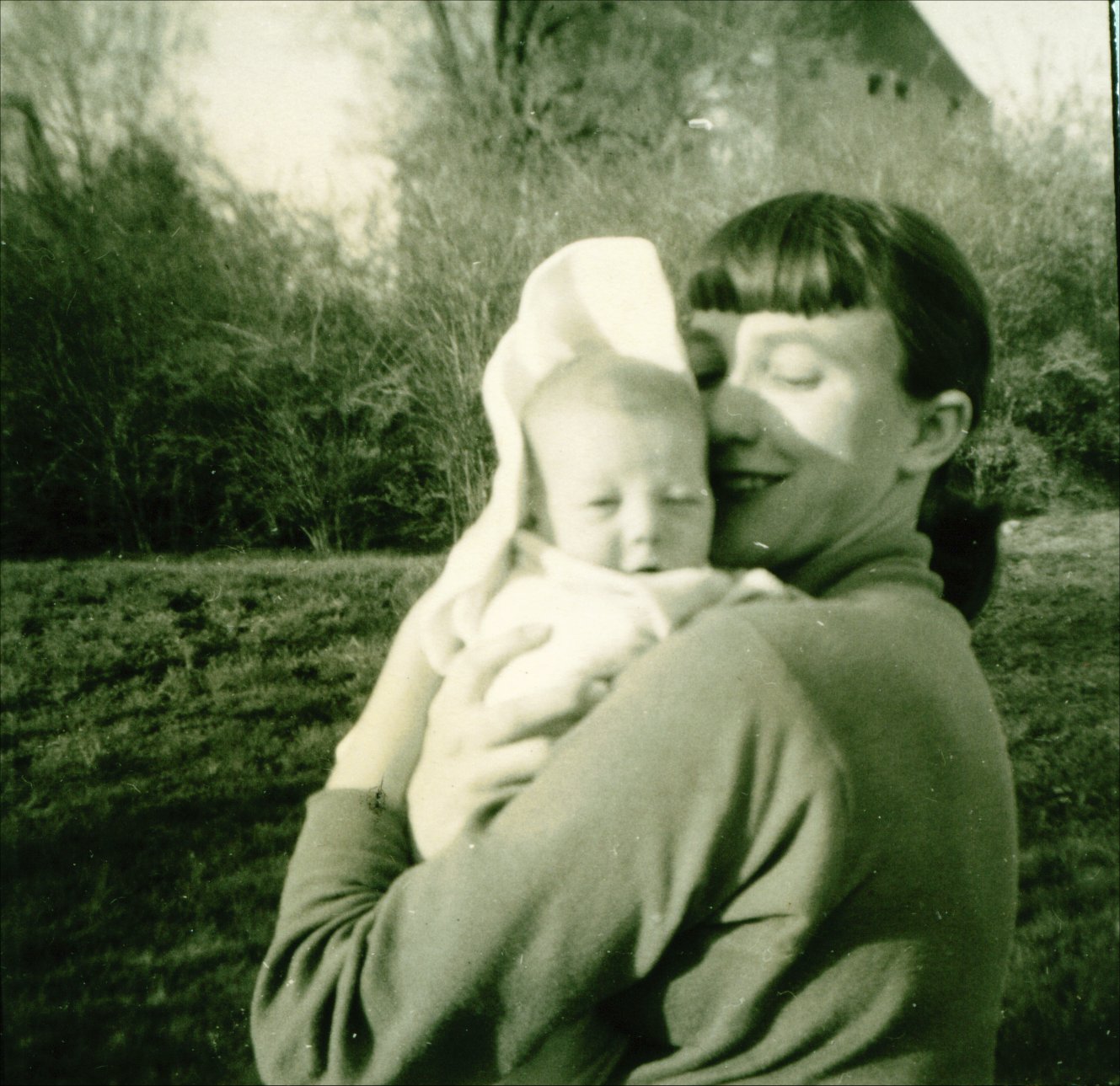 photo: David, age 13 days, with Flo
