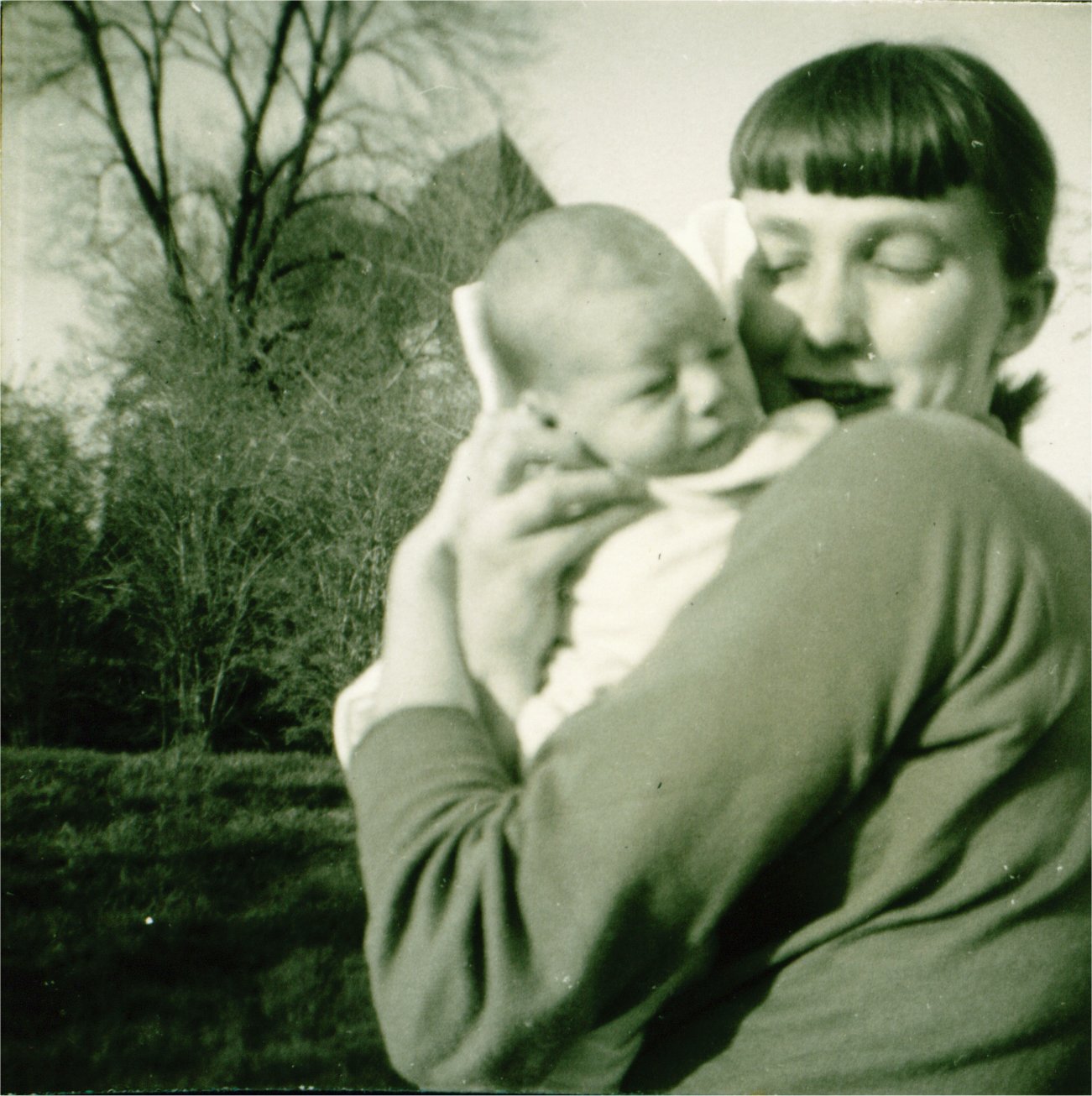 photo: David, age 13 days, with Flo