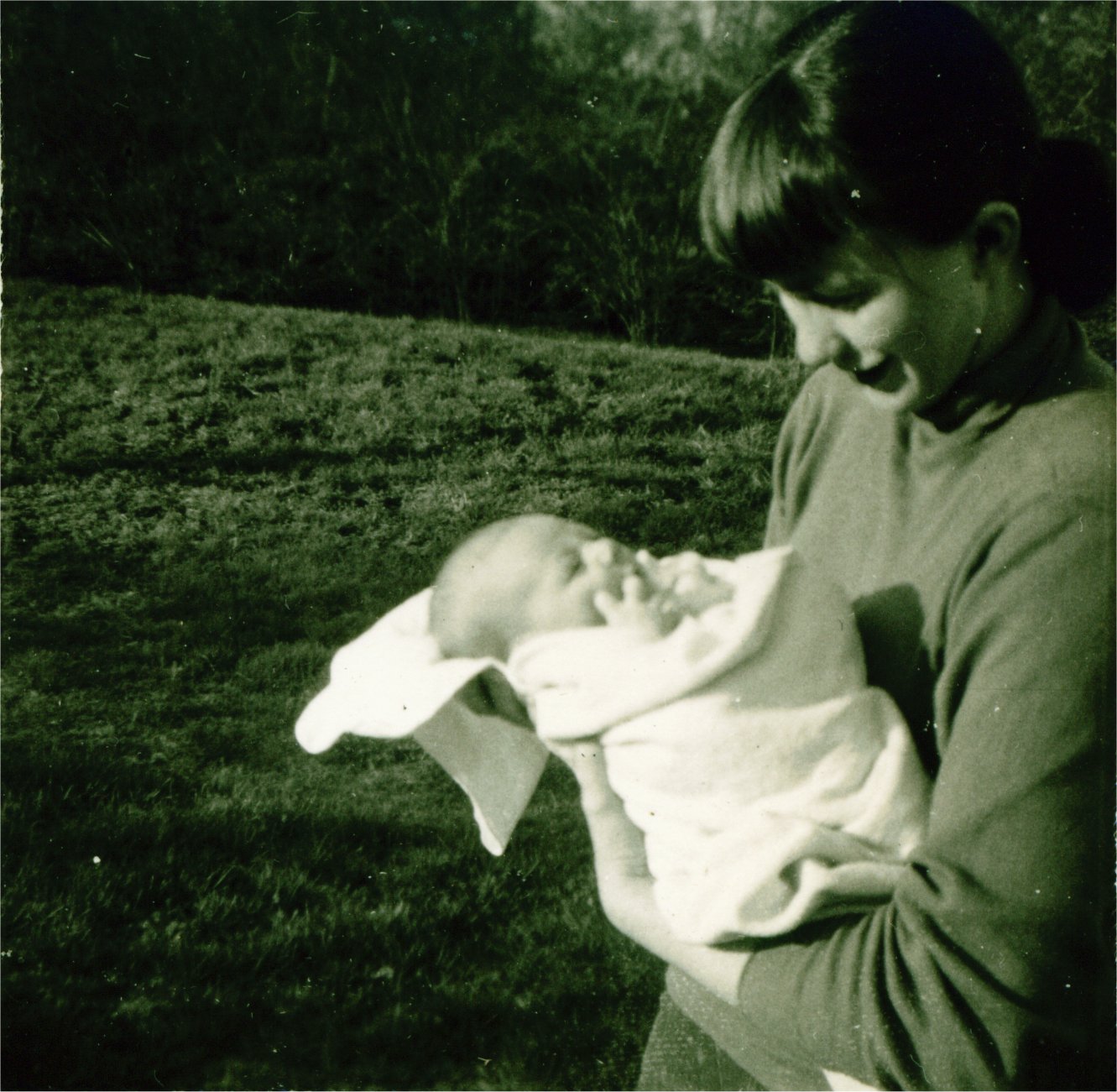 photo: David, age 13 days, with Flo