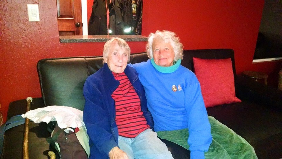 photo: Flo and Janie March 2015