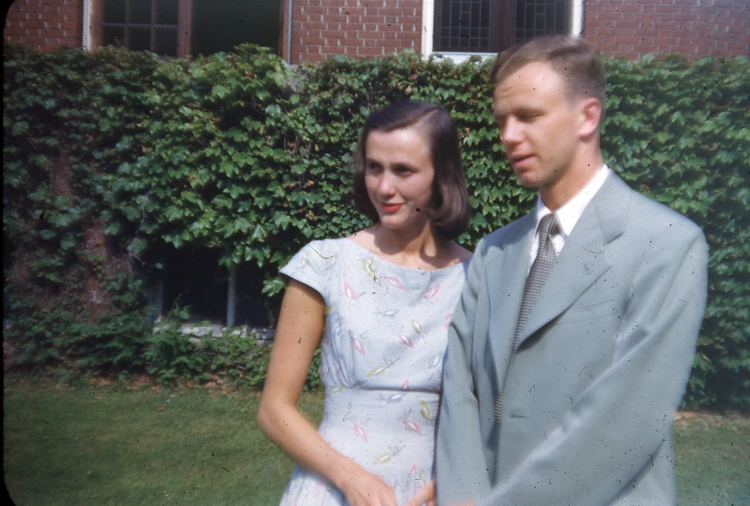photo: John and Flo in 1954