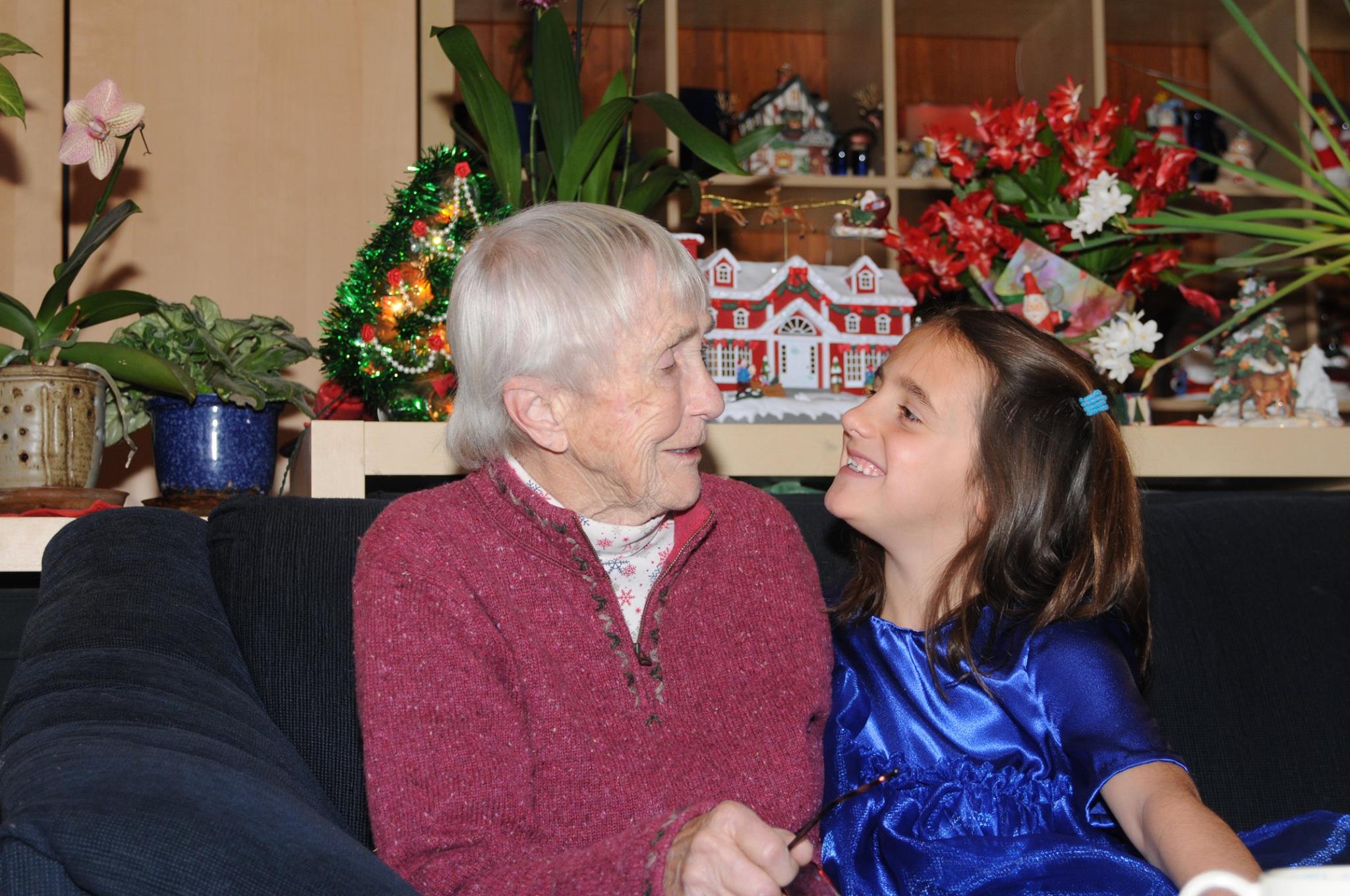 photo: Flo and Zoe, Christmas 2015