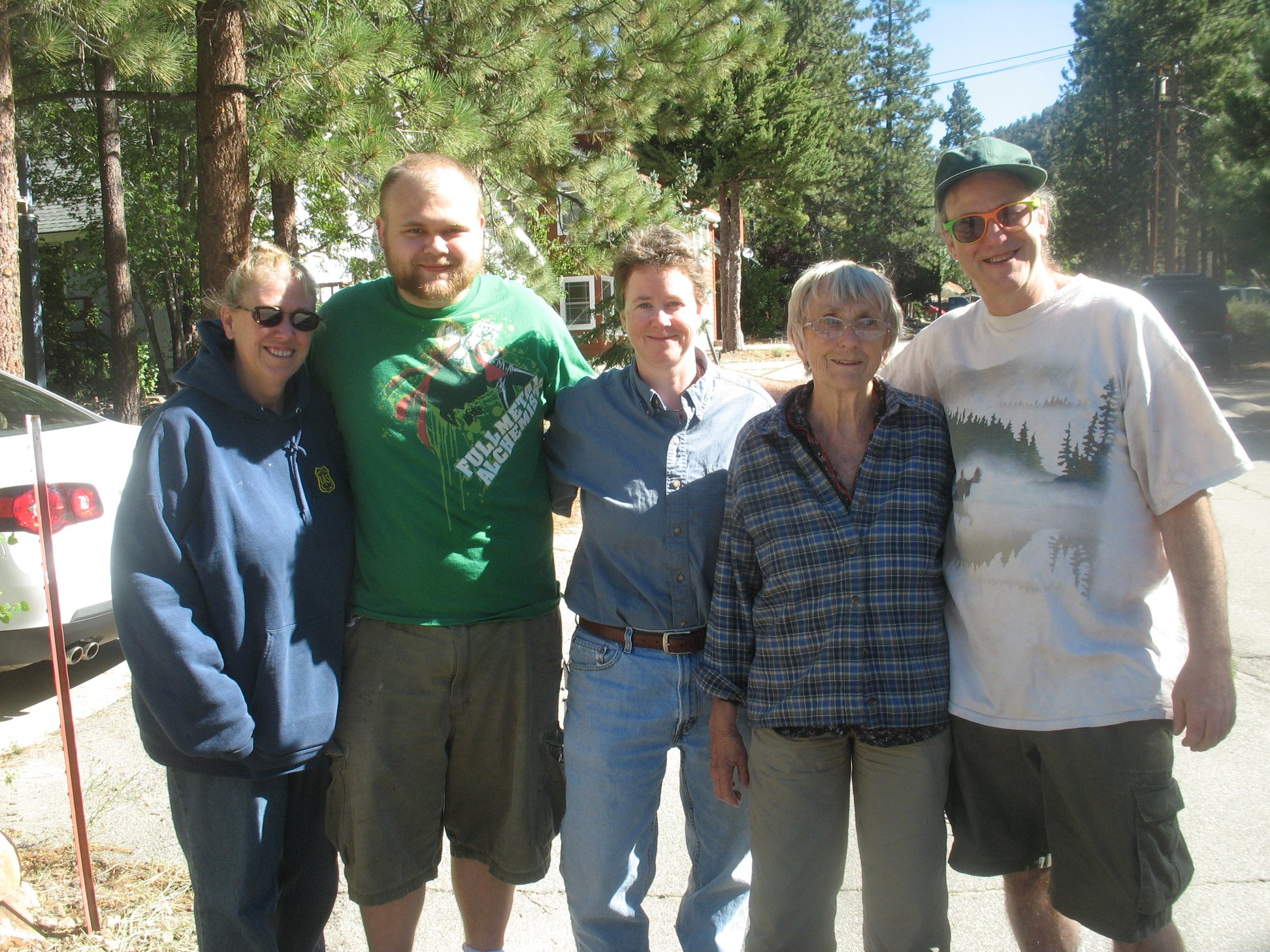 photo: Robin, Leo, Nancy, Flo, and David, 2009(?)