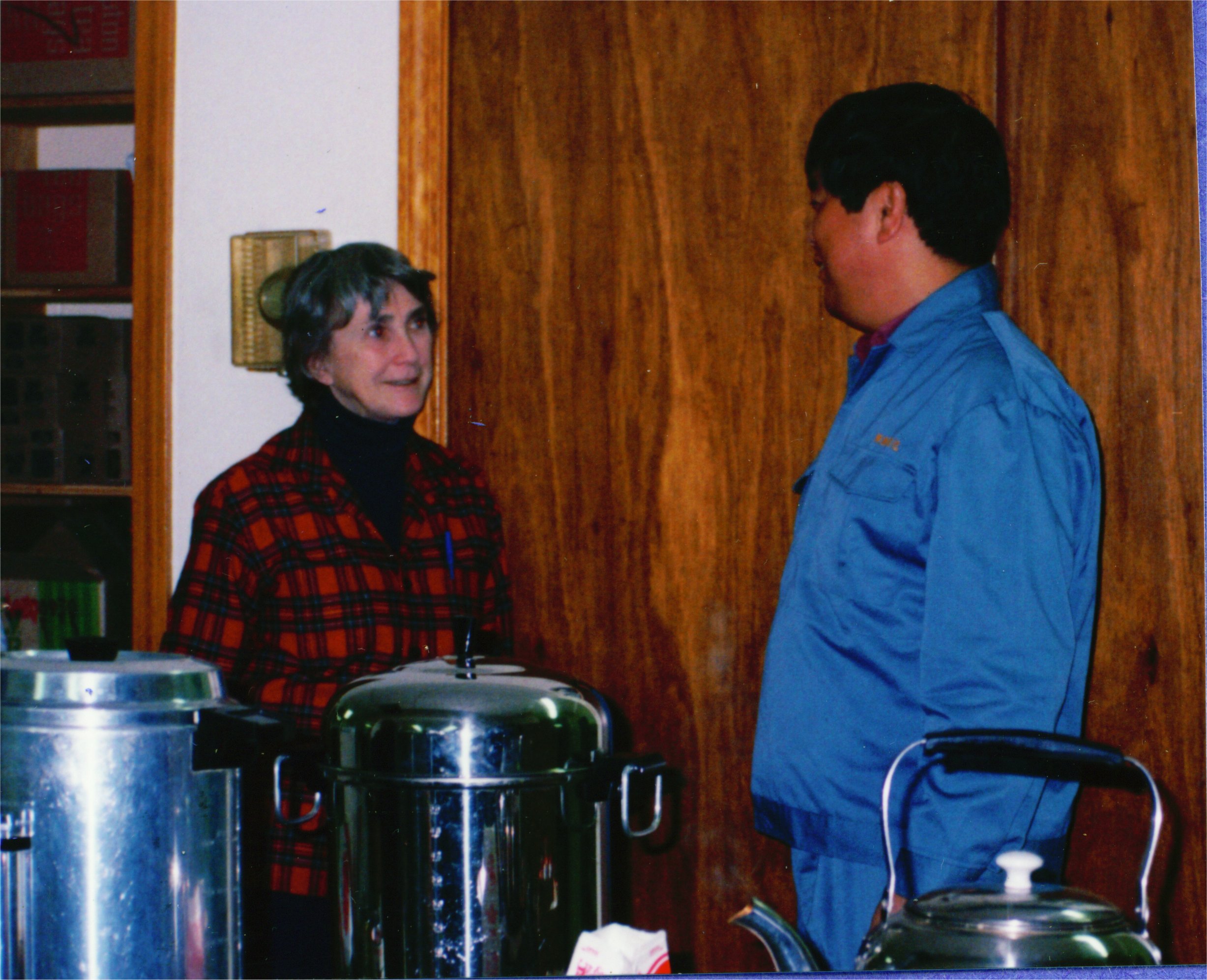 photo: Flo at Technic headquarters, Cranston, RI, 1980s