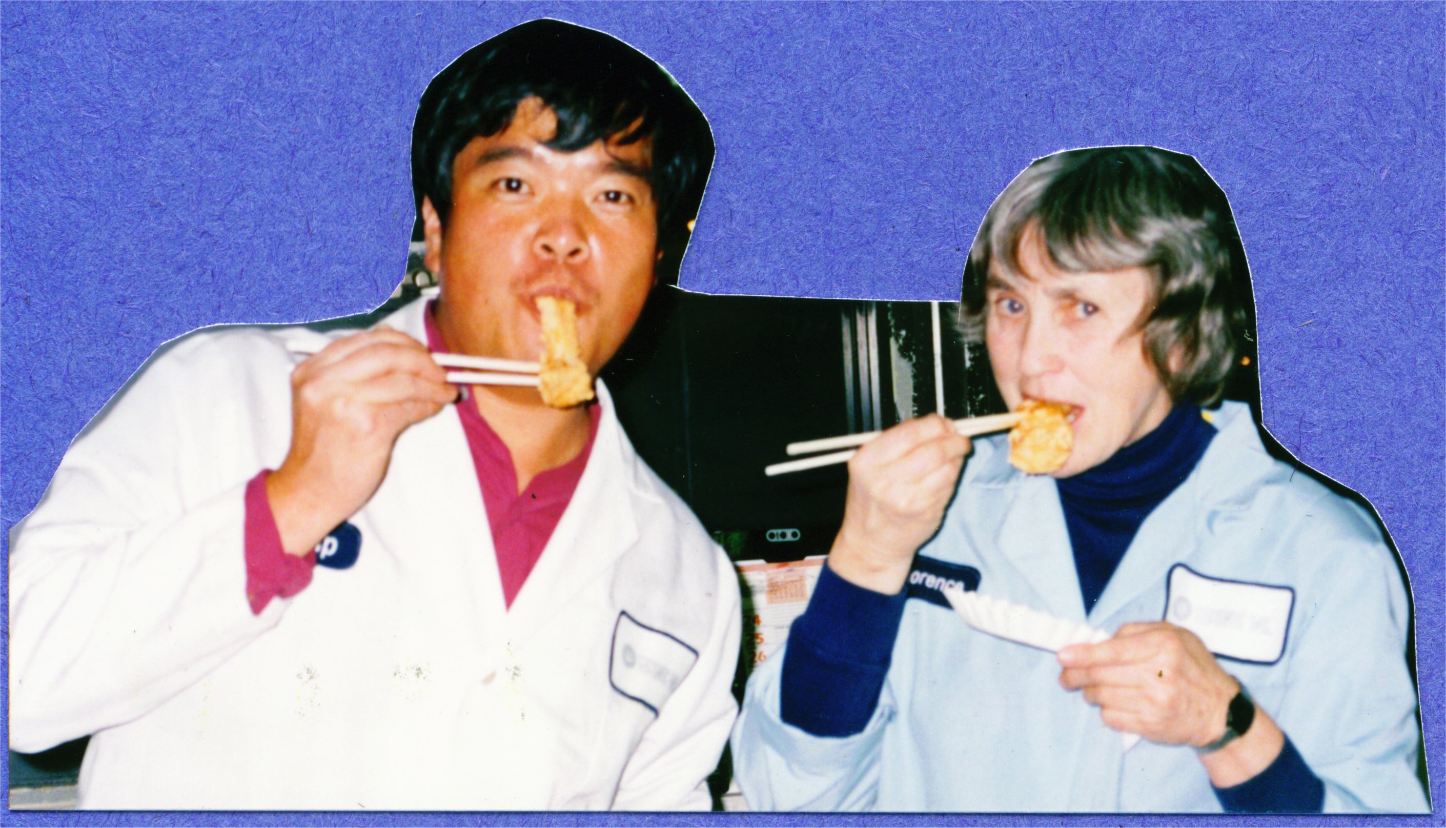 photo: Flo at Technic headquarters, Cranston, RI, 1980s