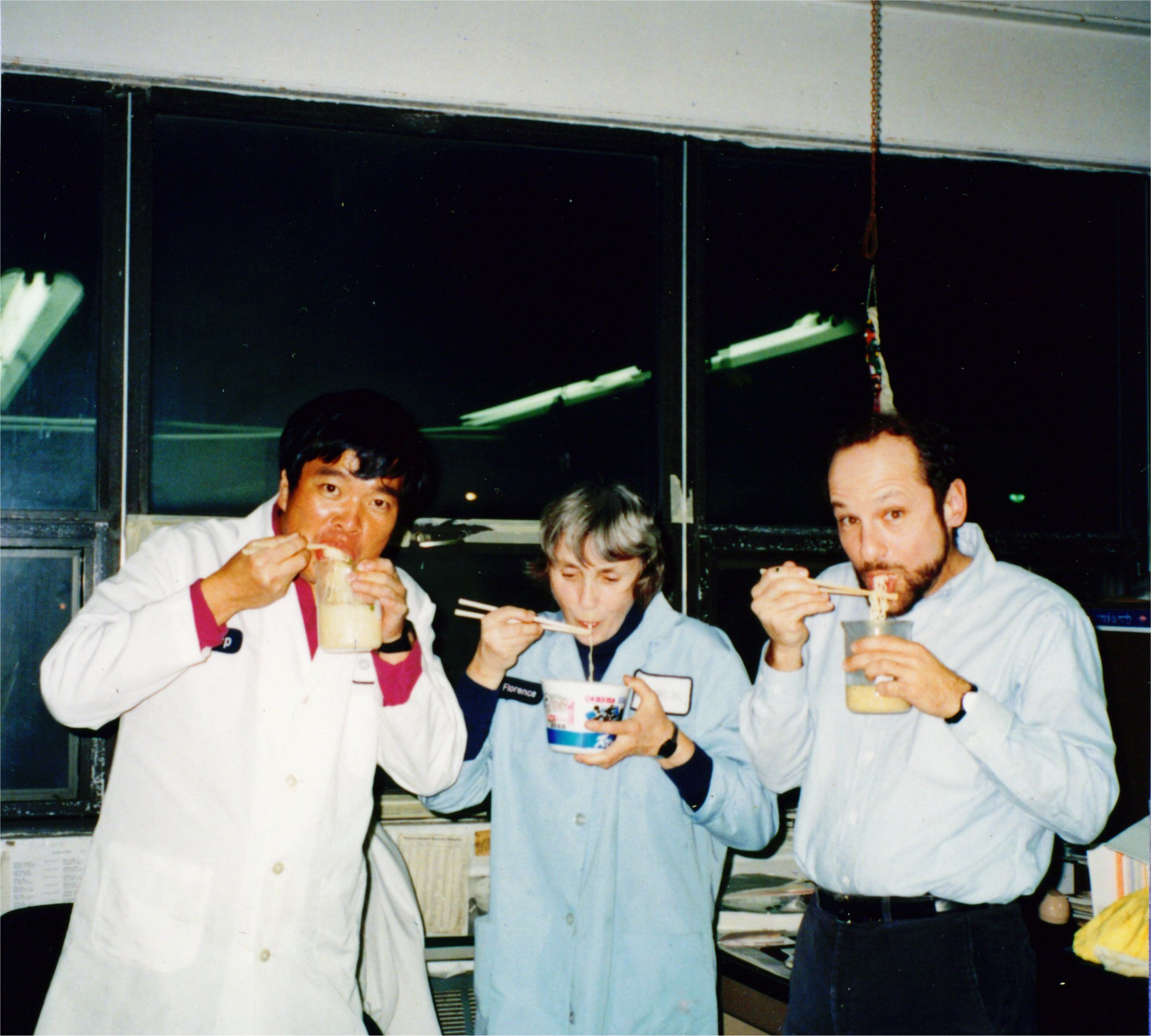photo: Flo at Technic headquarters, Cranston, RI, 1980s