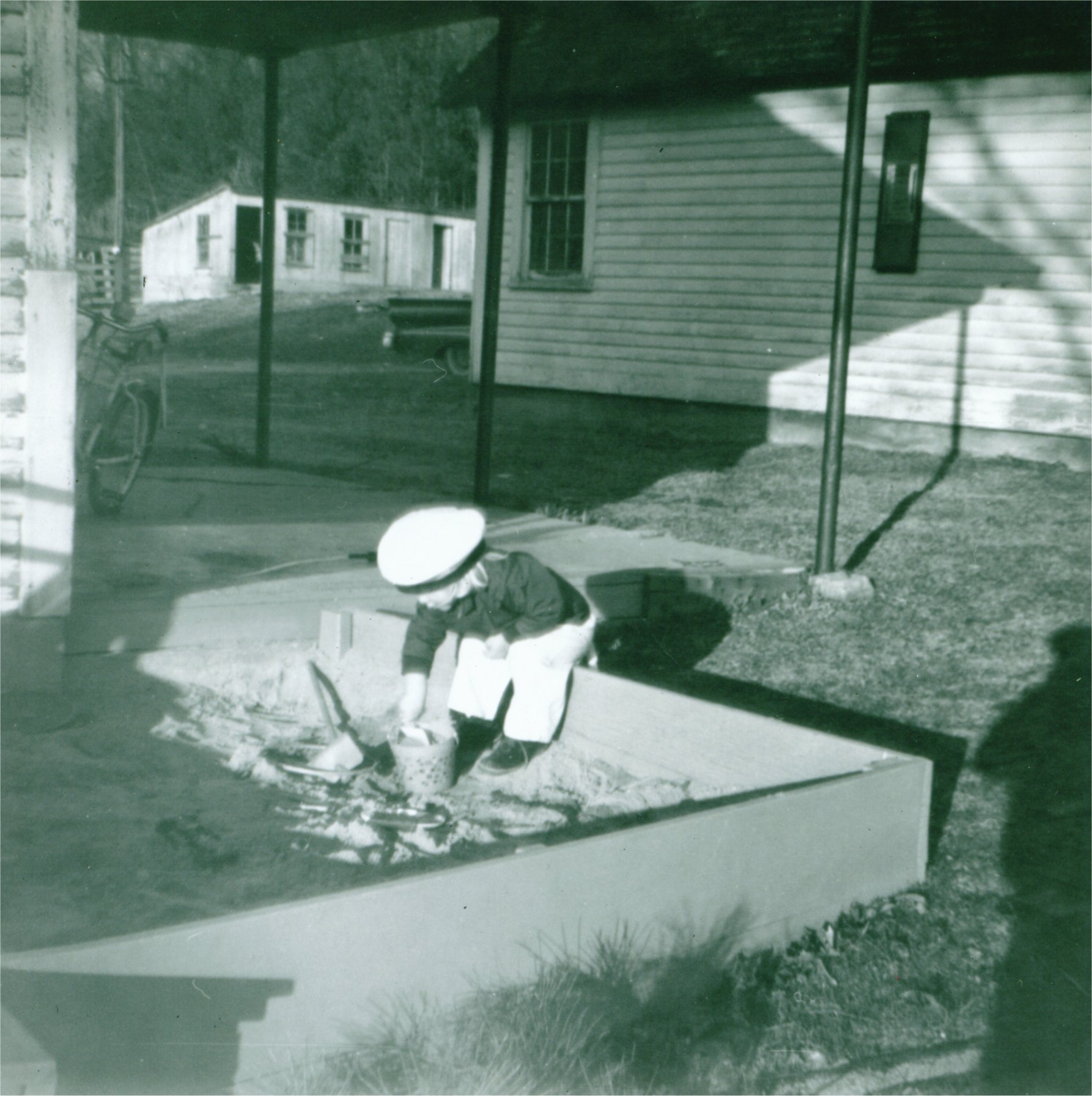 photo: Robin in Sandbox 1961